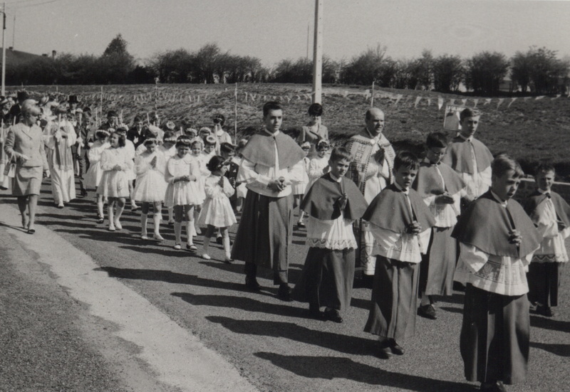 Kinderkommunion Festzug 1968
