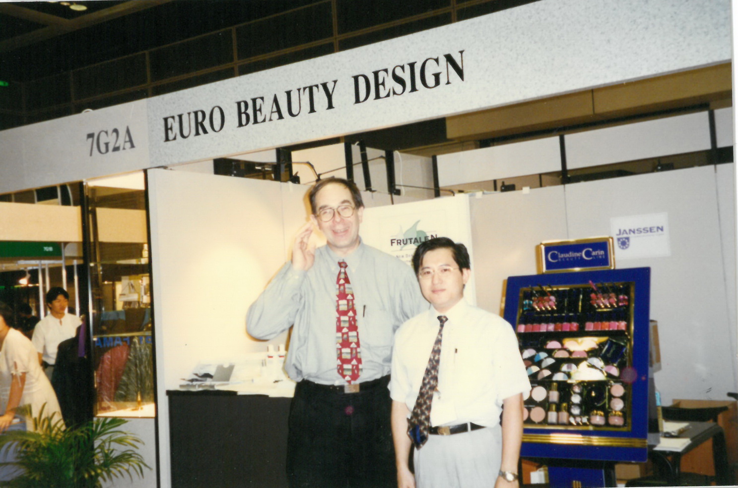 With James Chan in Hong Kong 1996