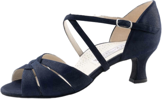 "Ebony"Sehr weiches Glanzvelourleder mit einem Absatz von 5cm. Bei uns nur 149€