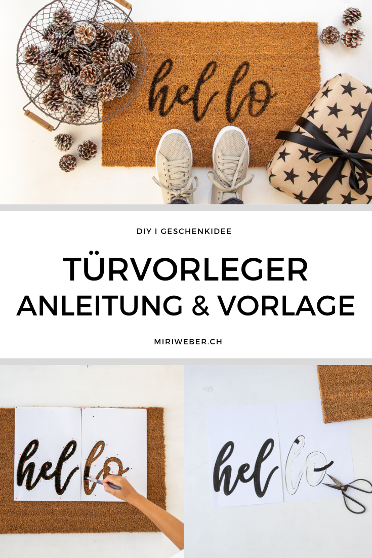 Content Creation, Famigros, Migros Magazin, Schweiz, DIY Blog Schweiz, Schweizer DIY Bloggerin, Fussmatte selber beschriften, DIY Fussmatte, Türvorleger, Teppich, Handlettering, bemalen, basteln, Geschenkidee, Basteln mit Kindern, Familienblog Schweiz