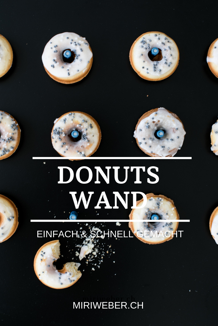 Donuts Wall, DIY, Donuts Wand, selber machen, einfach, schnell, Idee, Chalkboard, Donuts