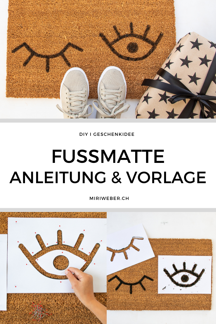 Content Creation, Famigros, Migros Magazin, Schweiz, DIY Blog Schweiz, Schweizer DIY Bloggerin, Fussmatte selber beschriften, DIY Fussmatte, Türvorleger, Teppich, Handlettering, bemalen, basteln, Geschenkidee, Basteln mit Kindern, Familienblog Schweiz