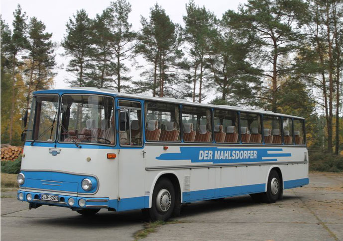 Fleischer S 5 RU des Oldtimer Bus Vereins Berlin e.V. - "Der Mahlsdorfer" im Einsatzzustand der 1970-iger Jahre. Foto: OBVB