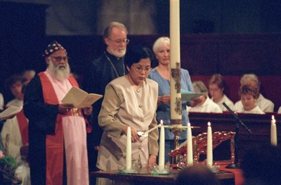 Gottesdienst in Amsterdam 1998 zum 50-jährigen Bestehen des ÖRK. Foto: Peter Williams/ÖRK