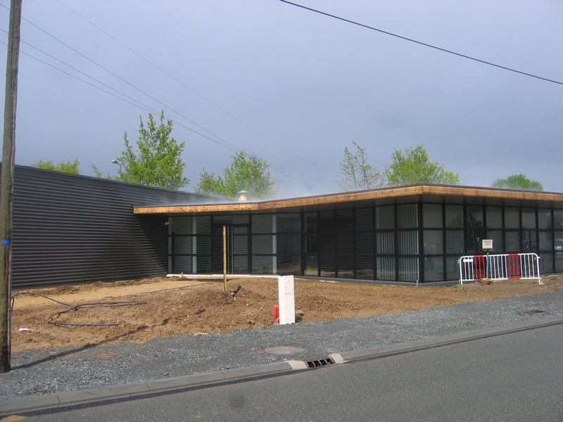 Construction du site de la SOGECO à La Flèche