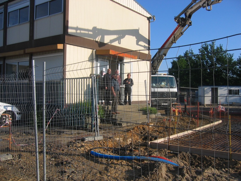 Construction du site de la SOGECO à La Flèche
