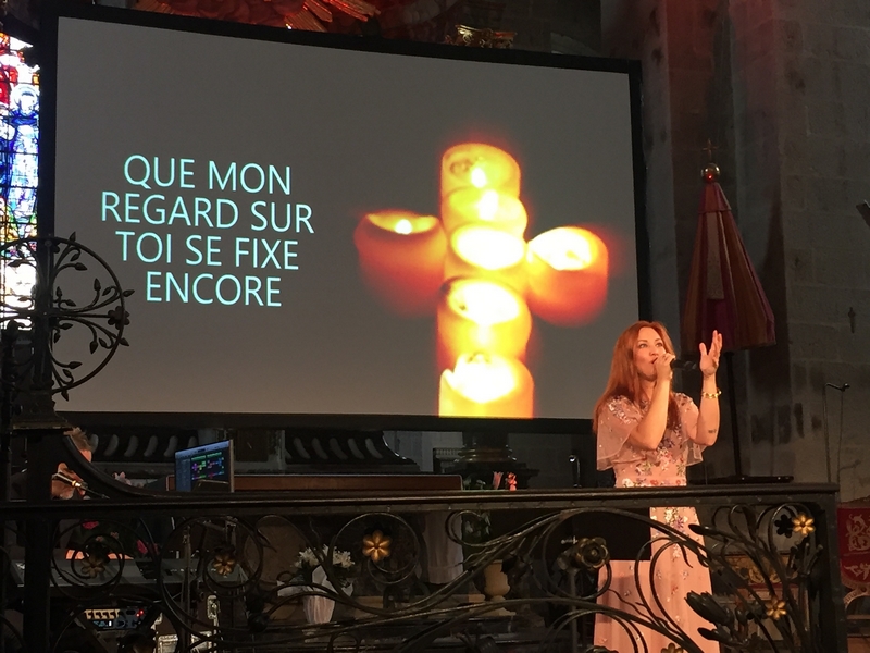 La basilique était comble pour écouter Natasha Saint Pier.