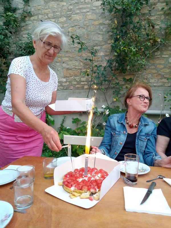 gâteau allumé par Dominique d’Argentré...