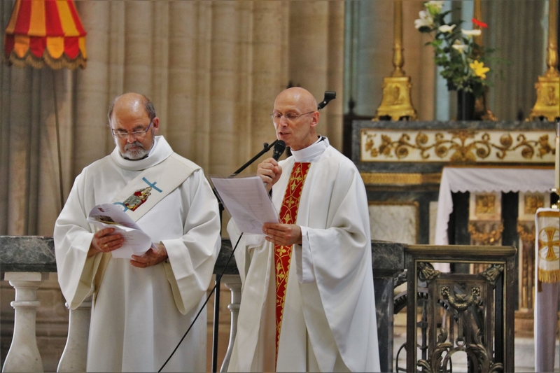 Présentation de Pierrick par le P. Noël Guiblin, du séminaire de Rennes.