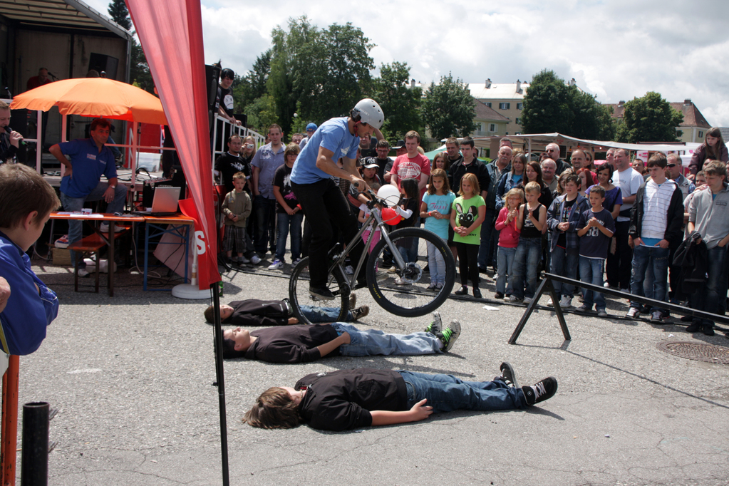 bikestunt show mit Dominik Raab