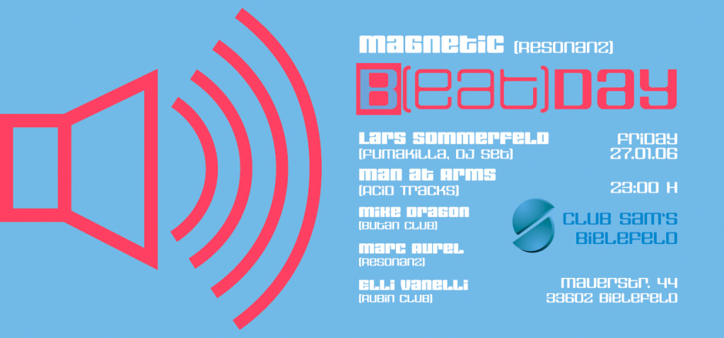 Flyer "Magnetic B(eat)Day"