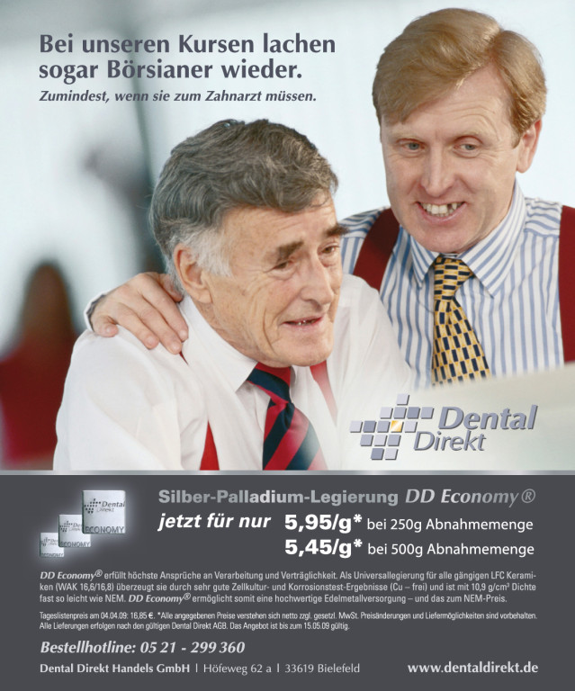 Produktanzeige – Dental Direkt EDELMETALLE