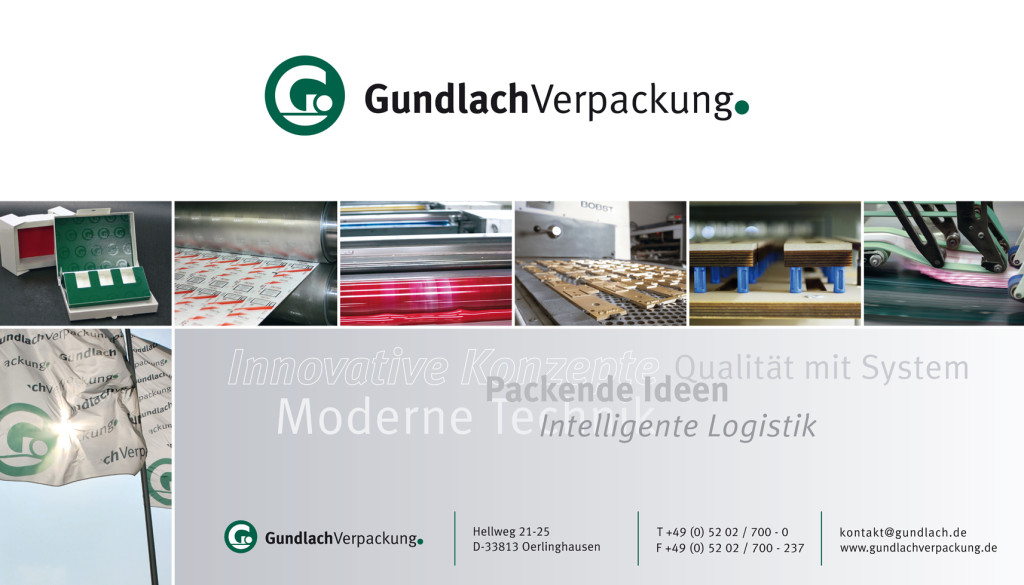 Werbeplakat – Gundlach Verpackung, Oerlinghausen