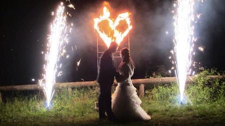 Hochzeitsunterhaltung Feuerkünstler MAD-HIAS Feuershow Nürnberg