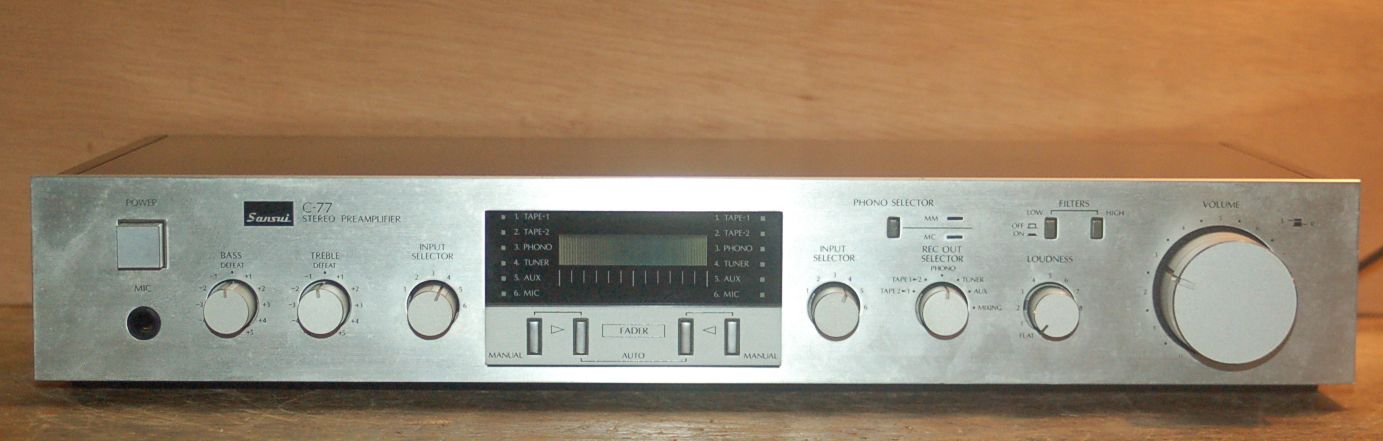 Préampli Sansui C77