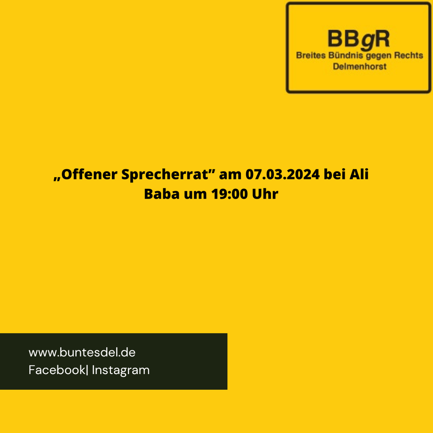 Offenes Treffen 07.03.2024