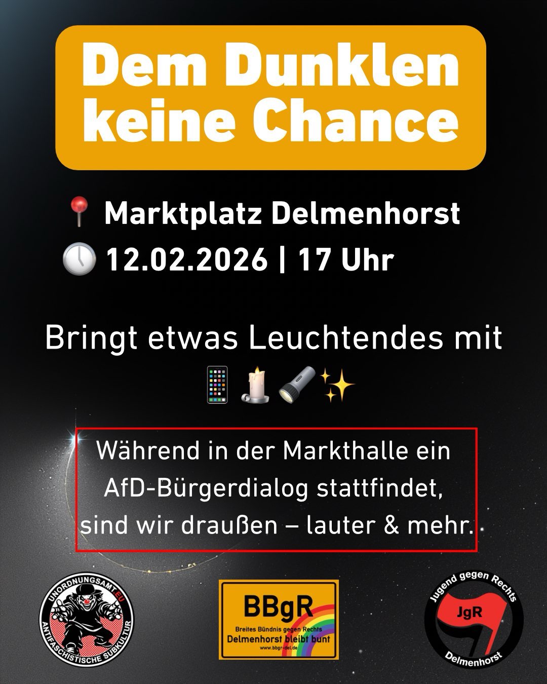 Aktion gegen die AfD am 12.02.2026