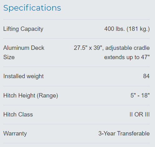 harmar al100hd