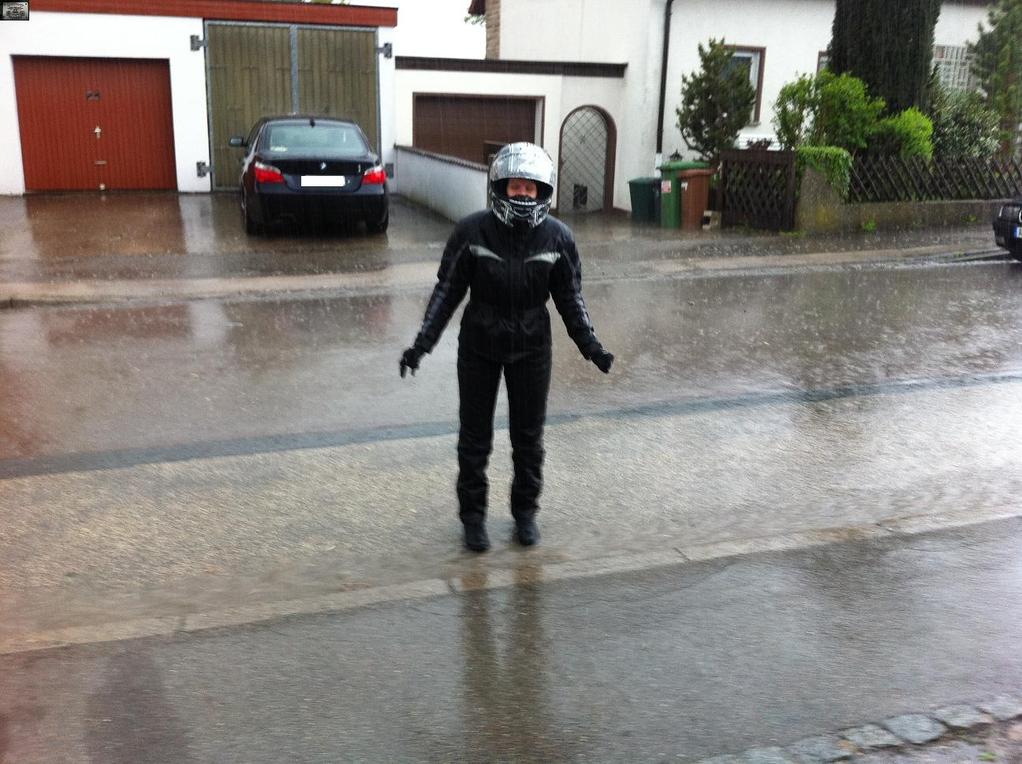 Ein Quadfreak im Regen