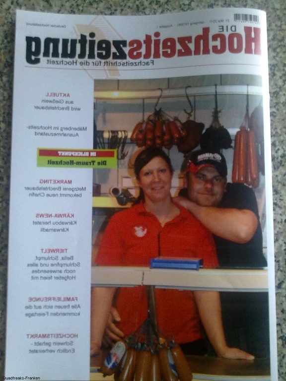 Da schau hi jetzt hams a Zeitung a scho