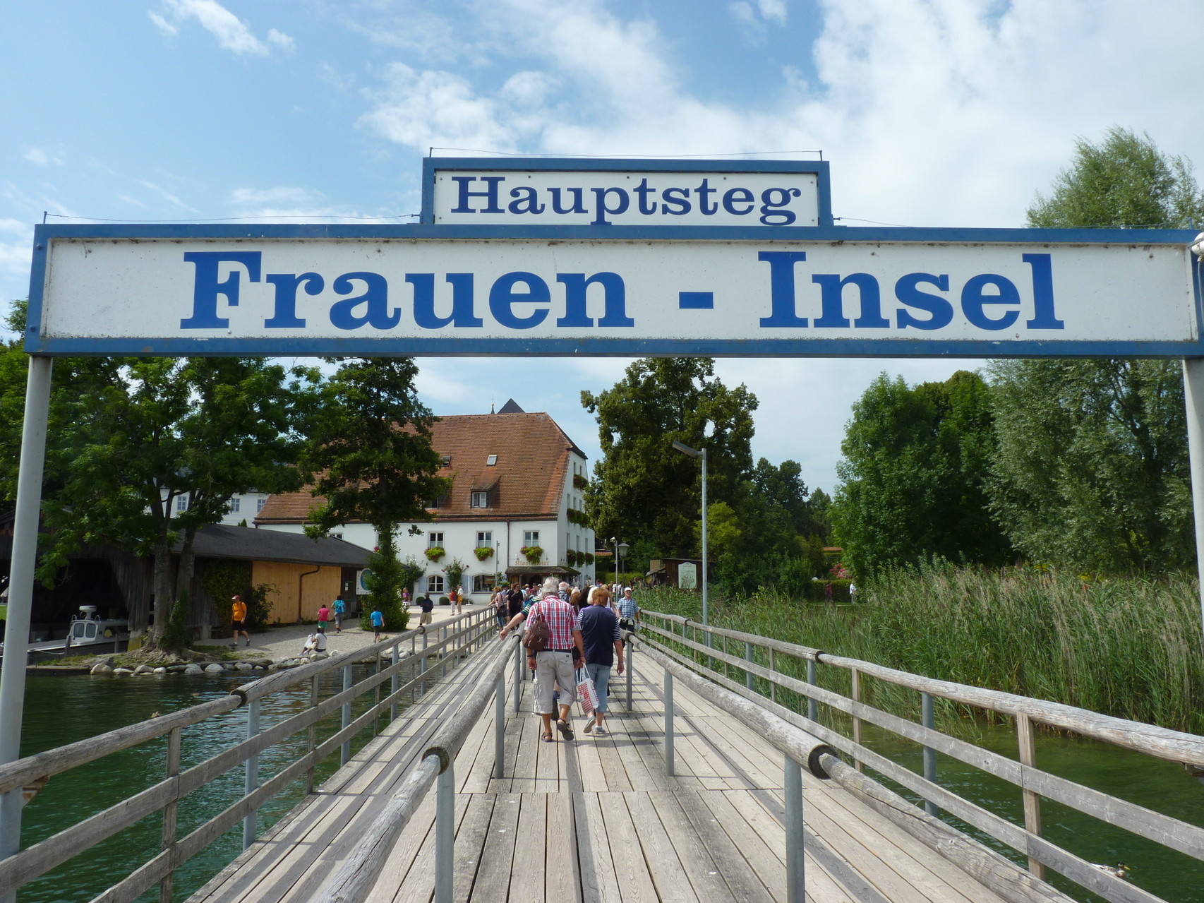 Ankunft auf der Fraueninsel