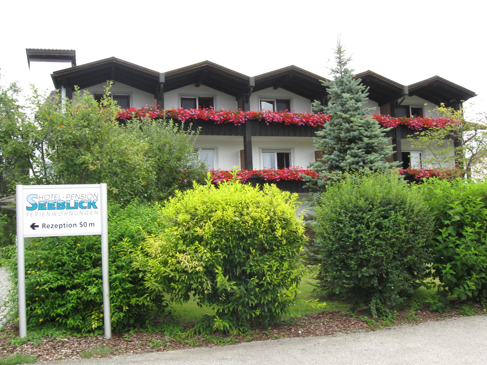 Unser Feriendomizil das Gästehaus vom Hotel Seeblick in Obing am See