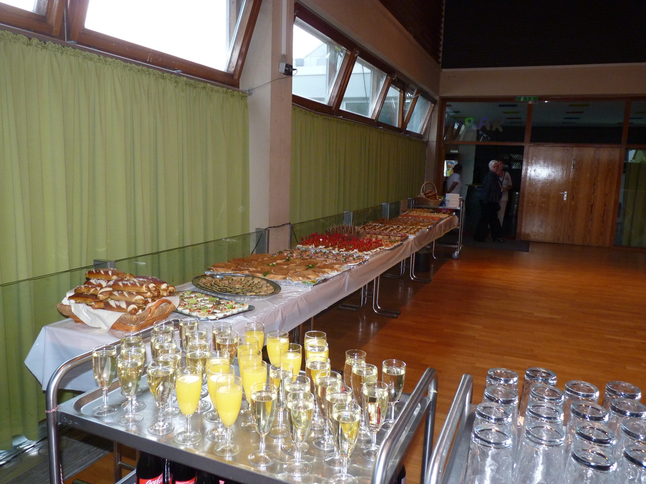 Das Buffet vor der Erstürmung