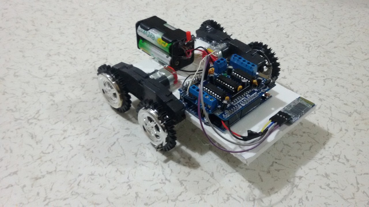 Arduino Ile Bluetooth Kontrollu Arac Yapimi