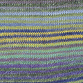 Azteca Fine Socks 40 - Vert-Bleu-Lilas