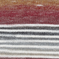 Azteca Fine Socks 53 - Marron-Rouge-Gris