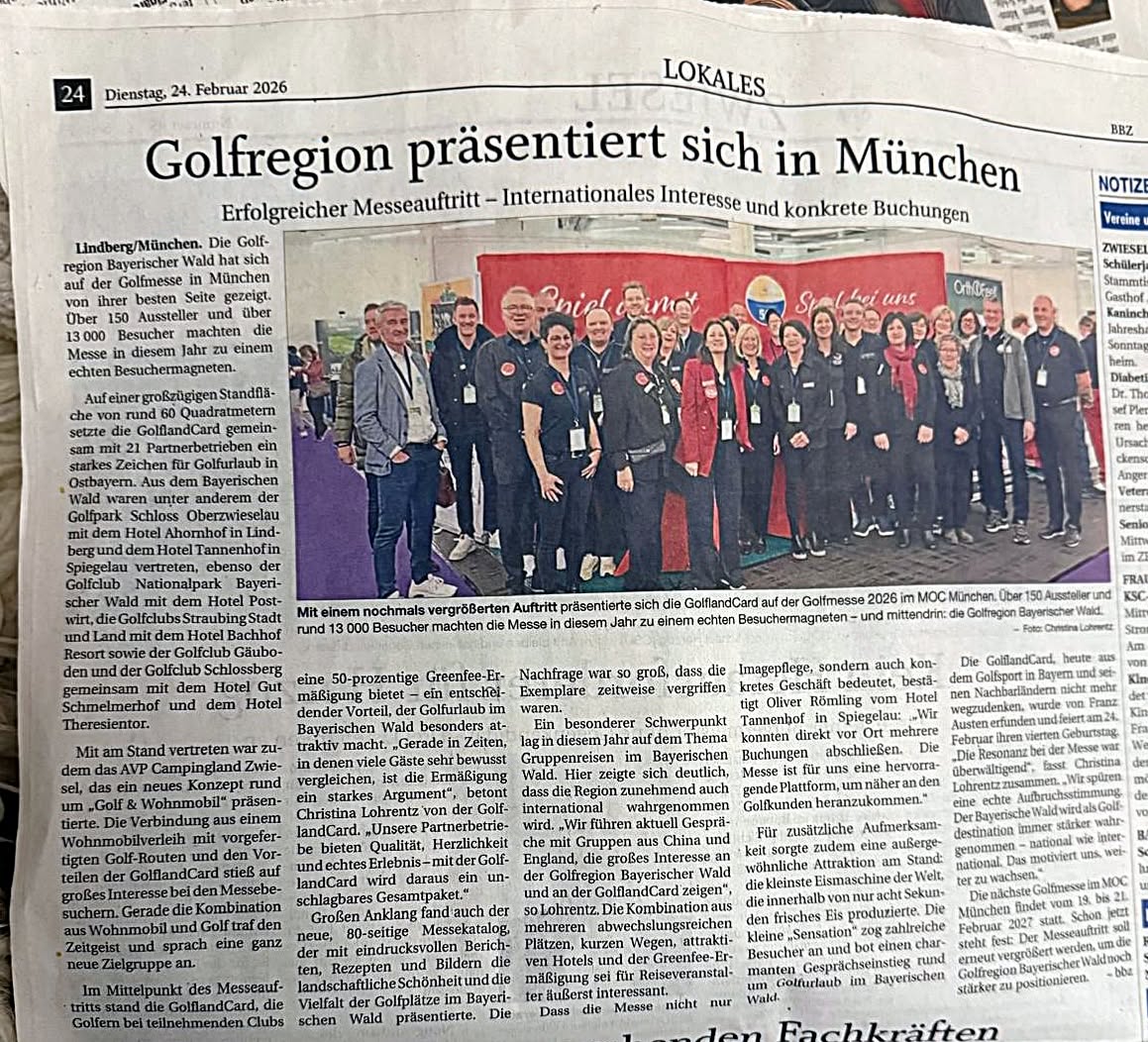 Rund 13.000 Besucher waren auf der größten Golfmesse Süddeutschlands