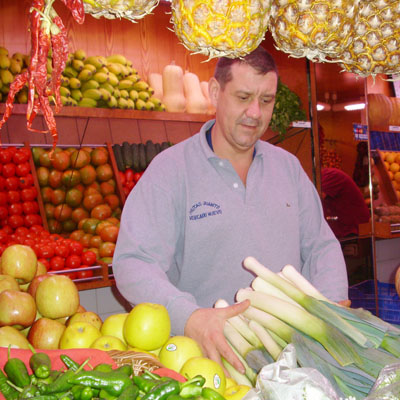 Frisches Gemüse auf dem "neuen" Markt