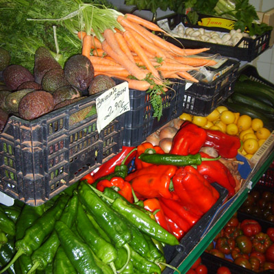 Frisches Gemüse vom Bauernmarkt