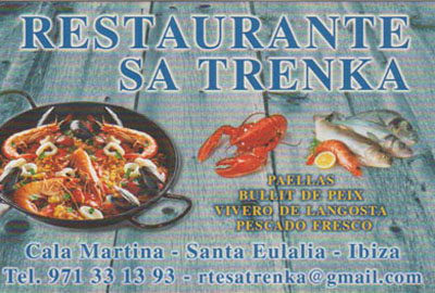 Strandrestaurant Sa Trenka in Cala Martina