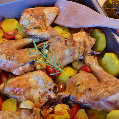 Huhn mit Mandeln-Rezept