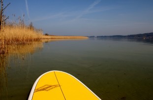 Mit dem Stand Up Paddle Board die St. Petersinsel erkunden 