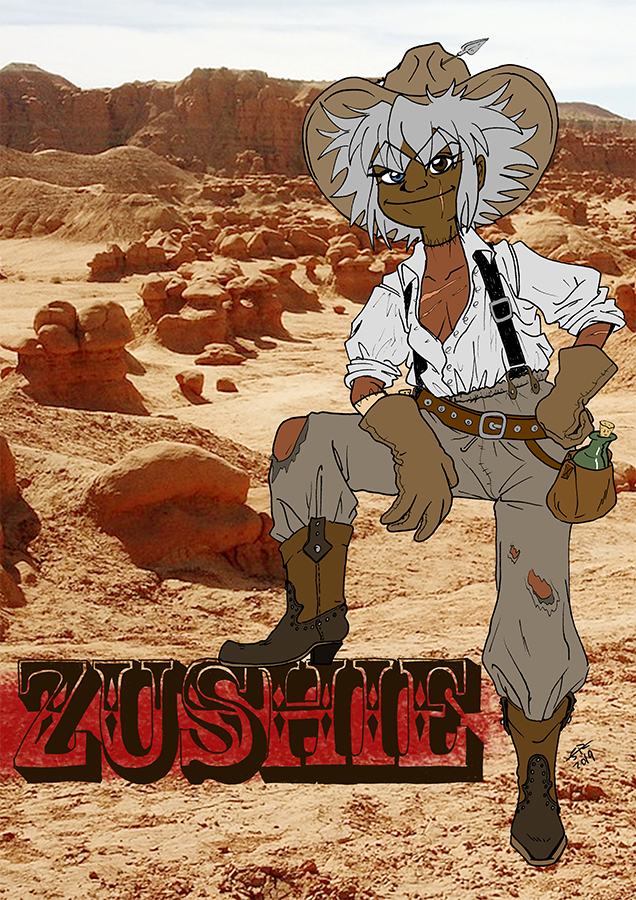 Cover for Art Battle Zine with various Artists