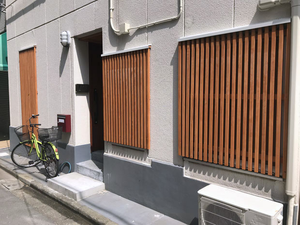 木製の窓格子を取り付けました 台東区 土手加藤材木店 木製の窓格子を取り付けました 台東区 土手加藤材木店