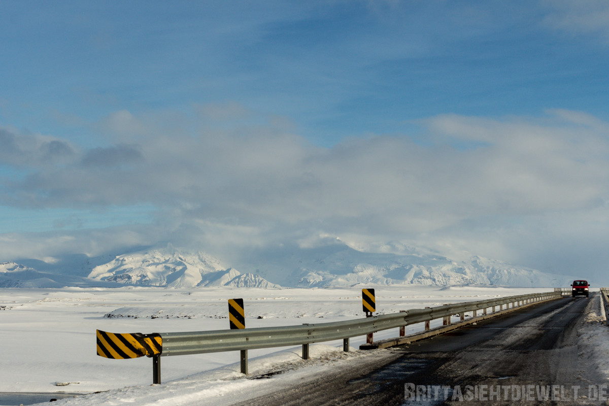 Vatnajökull in Sicht