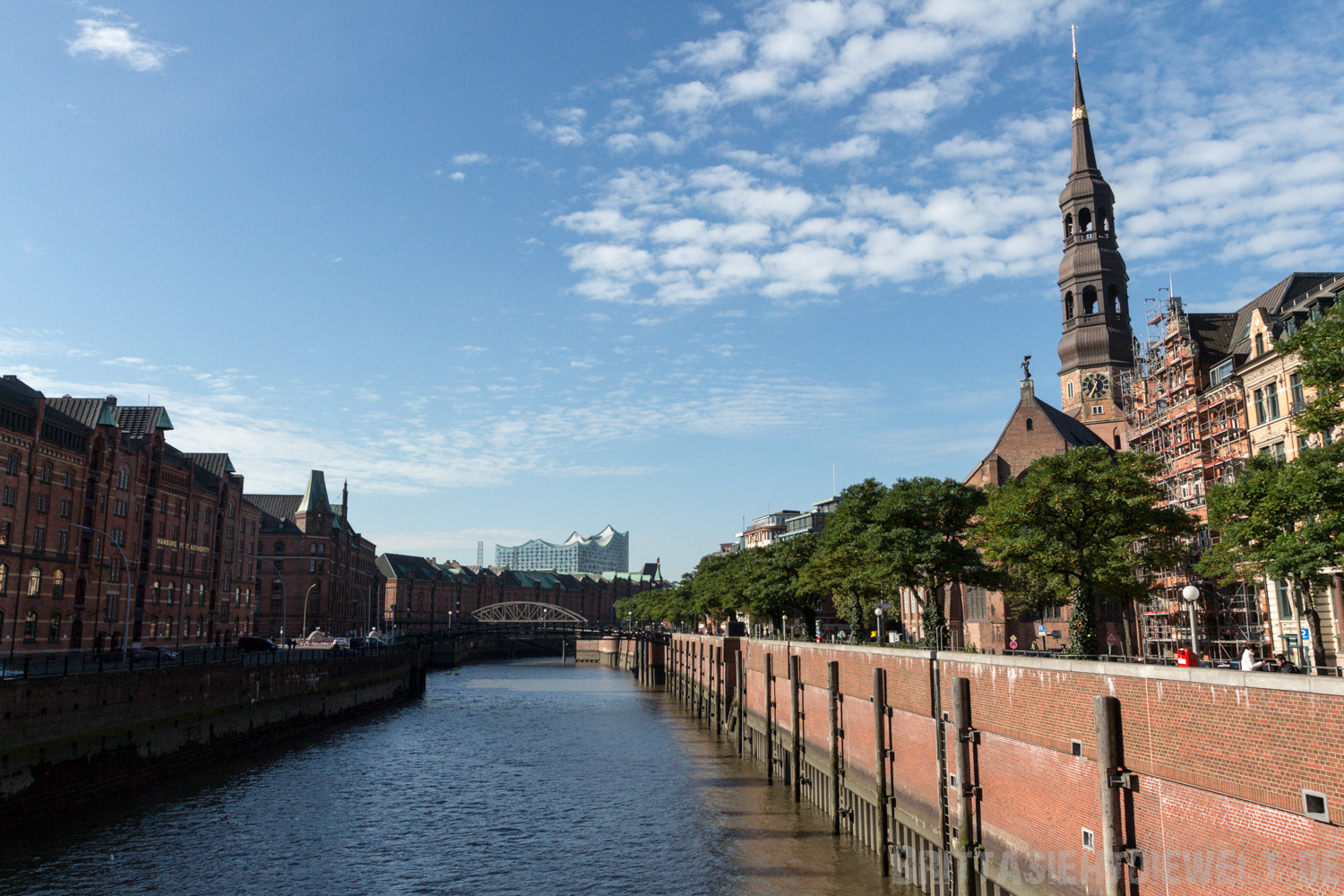 am Rand der Speicherstadt