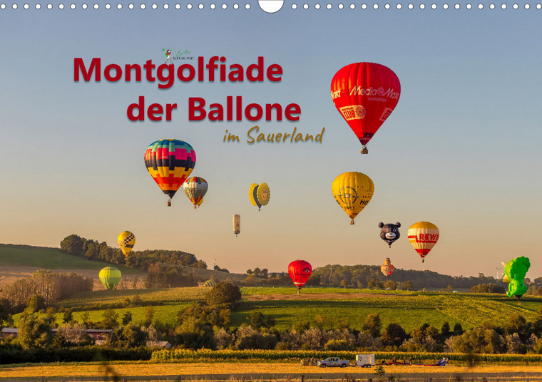 kalender,wandkalender,warsteiner,montgolfiade,ballone,heißluftballone,sauerland