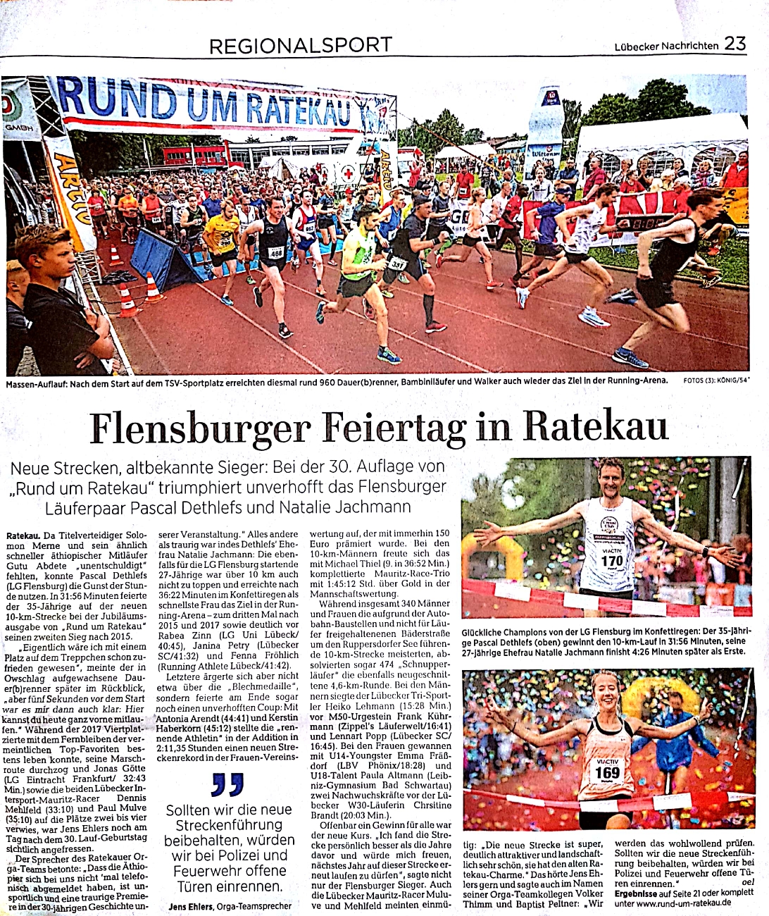 Doppelsieg in Ratekau