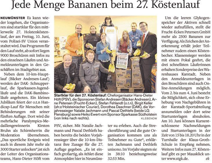 Vorbericht zum Holstenköstenlauf 2016
