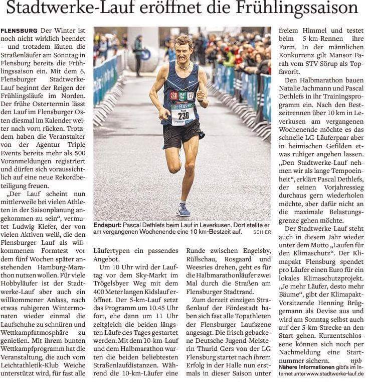 Vorschau Flensburger Stadtwerke Lauf