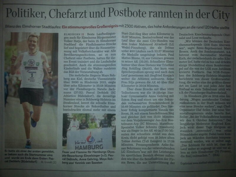 Hamburger Abendblatt Elmshornlauf