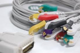 Câble ECG-10 fils avec colliers de pincement