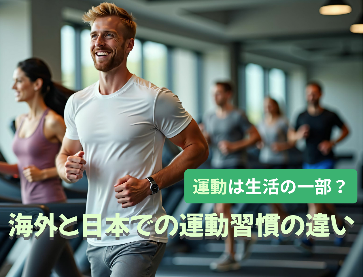 運動は生活の一部？海外と日本での運動習慣の違い