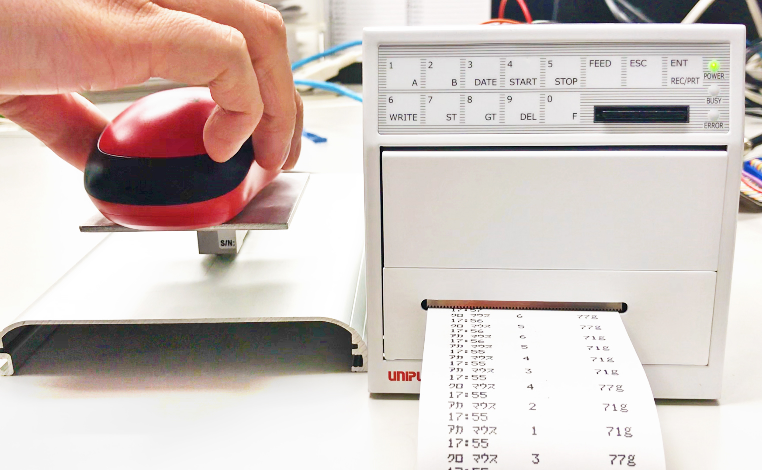 プリントもデータ保存も 新型インテリジェントレコーダmd252 Unipulse Corporation