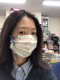 試着。つけ心地は良いです。ワシャワシャ洗えるのが嬉しい。