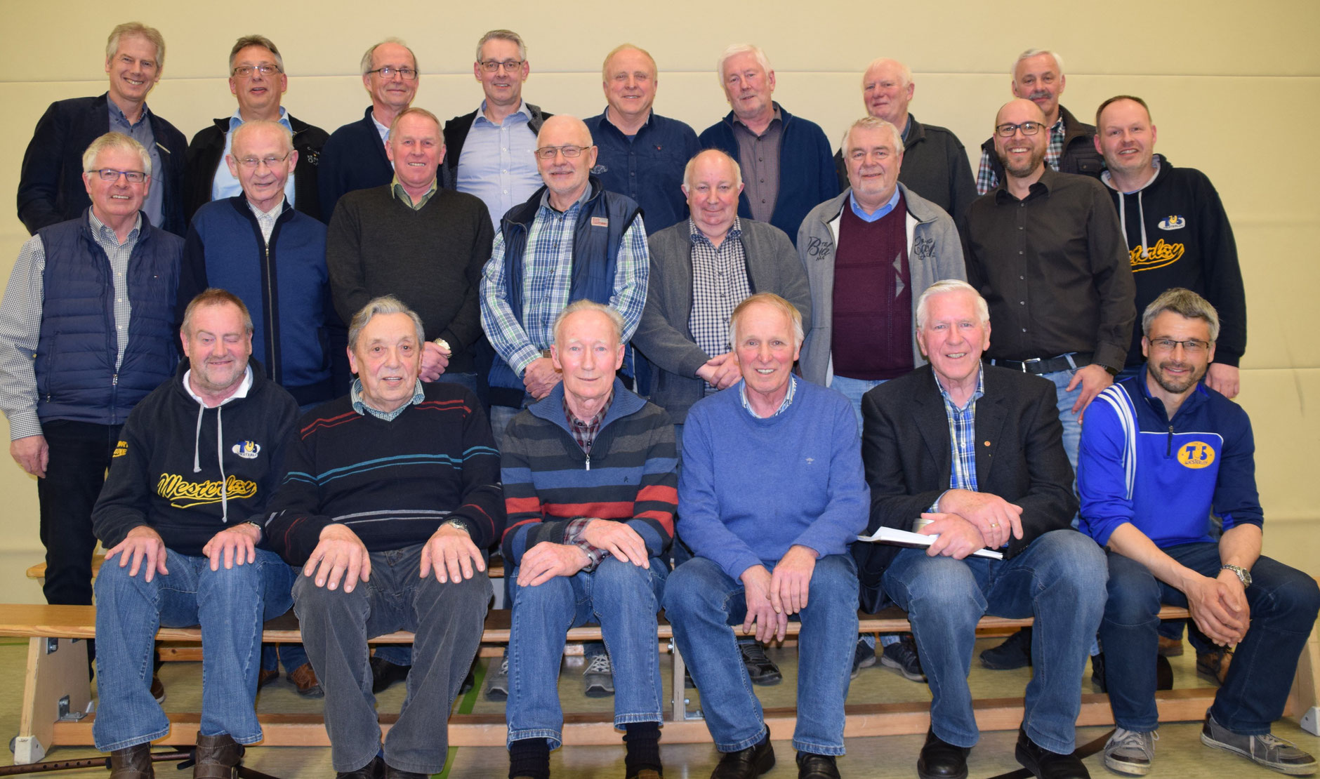 Geehrte Mitglieder des TuS Westerloy e.V. TuS Westerloy